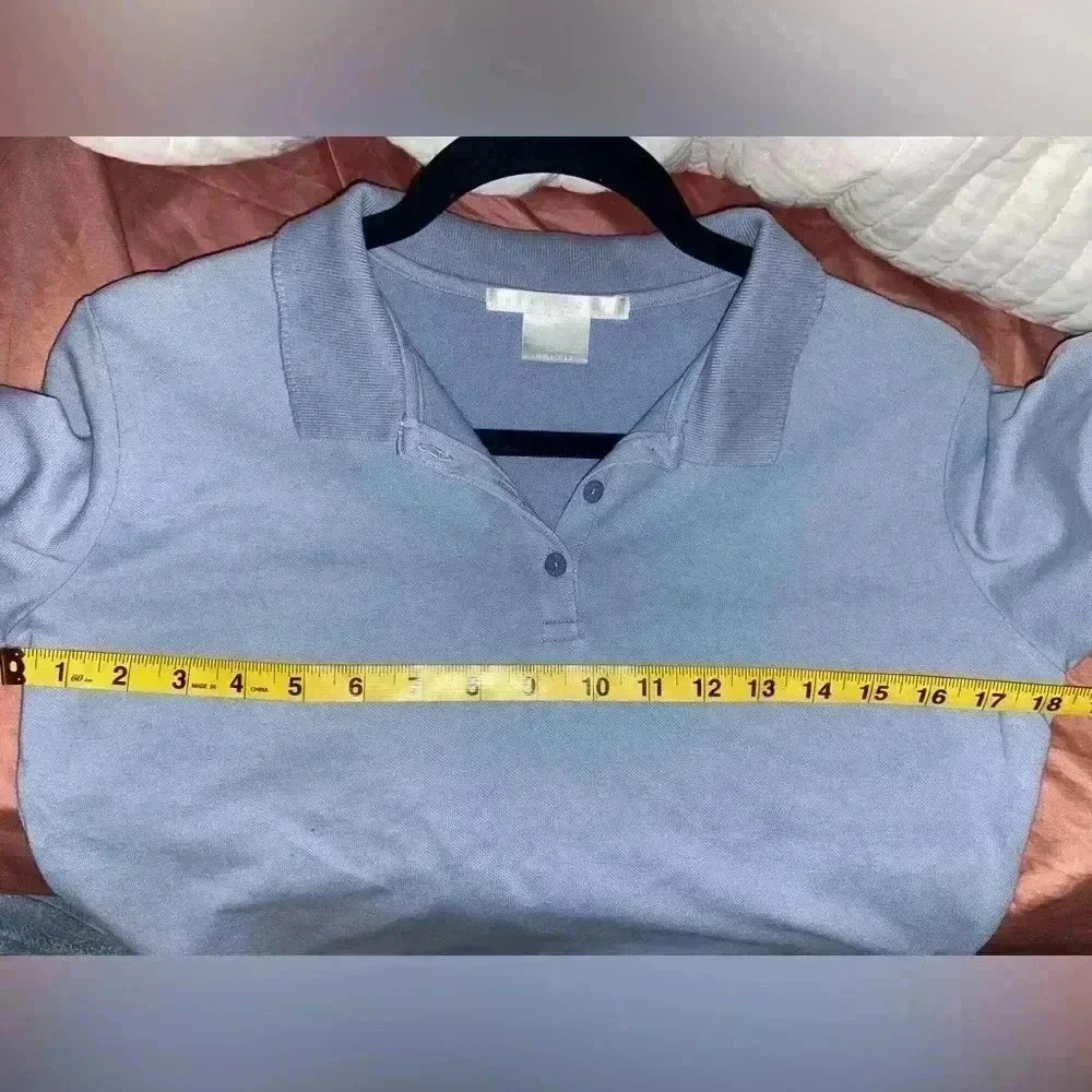 Nike Golf Dry Fit Women’s Small Light Blue Polo Shirt